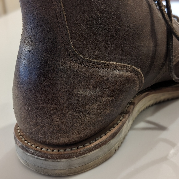 Viberg Service Boot - Natural Waxed Flesh and Mini Ripple Sole Size 10.5 - Picture 5 of 9